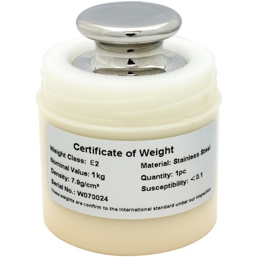 A&D 校正用分銅 OIML型円筒分銅 E2級 1