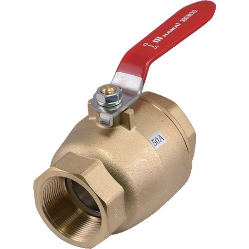 HAMAI 黄銅製禁油処理ボールバルブ(フルボア)