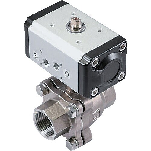 HAMAI ステンレス製空圧自動ボールバルブ(フル