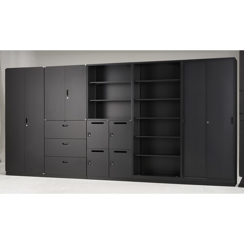 TRUSCO ユニット型壁面書庫 片開パーソナル2