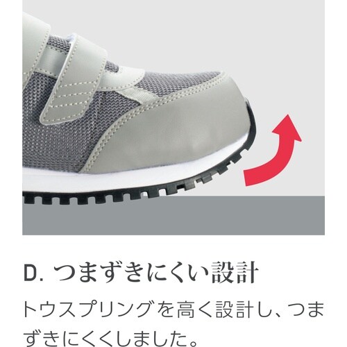 ミドリ安全 ワーク女子力 先芯入スニーカー MWJ