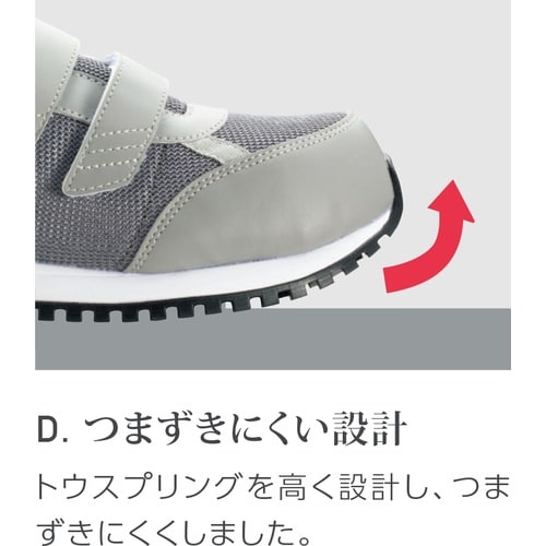 ミドリ安全 ワーク女子力 先芯入スニーカー MWJ