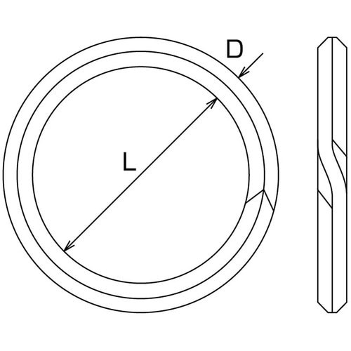 水本 ステンレス キーリンク 内径25mm (3個