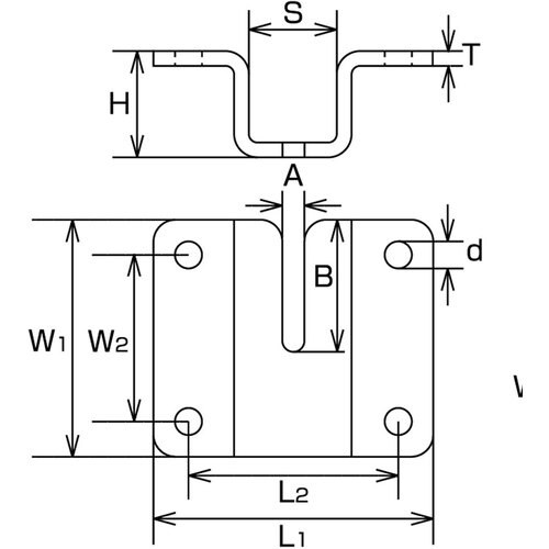 水本 チェーン用パーツ ステンレス チェーンホルダ