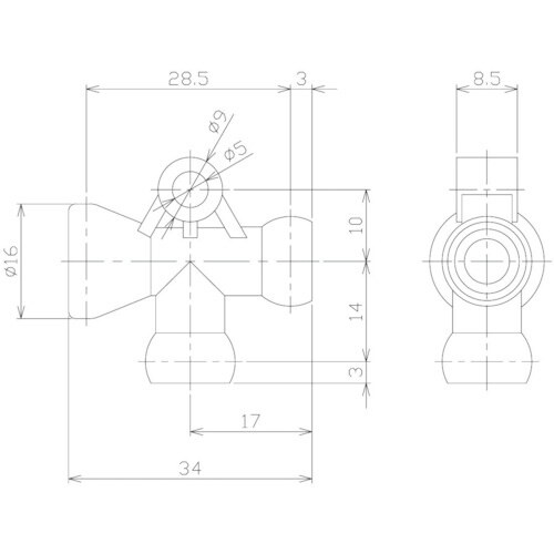 NIKKI クーラントシステム1/4 フィッティン