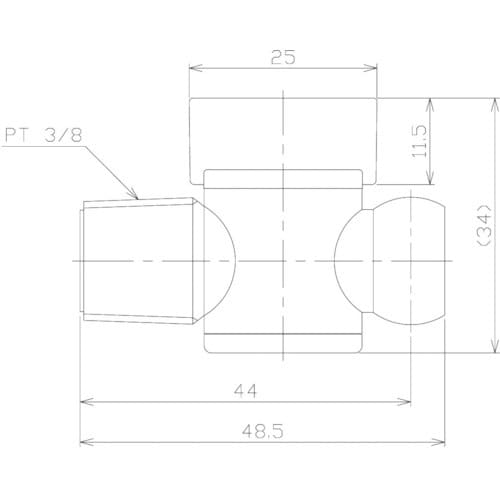 NIKKI クーラントシステム3/8 バルブ オネ