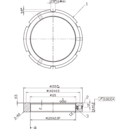 NIKKI 精密ロックナット MRシリーズ M12