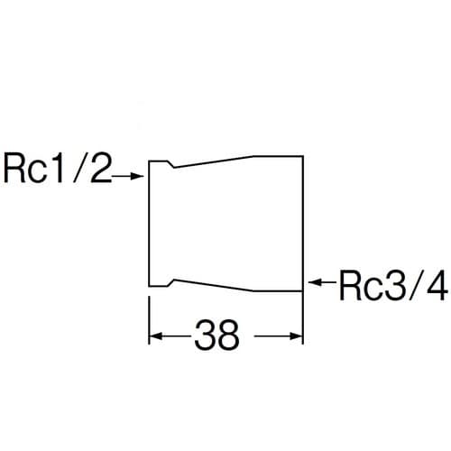 SANEI 砲金異径ソケット