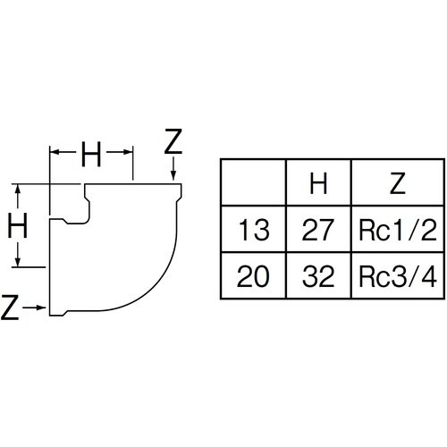 SANEI 砲金エルボ