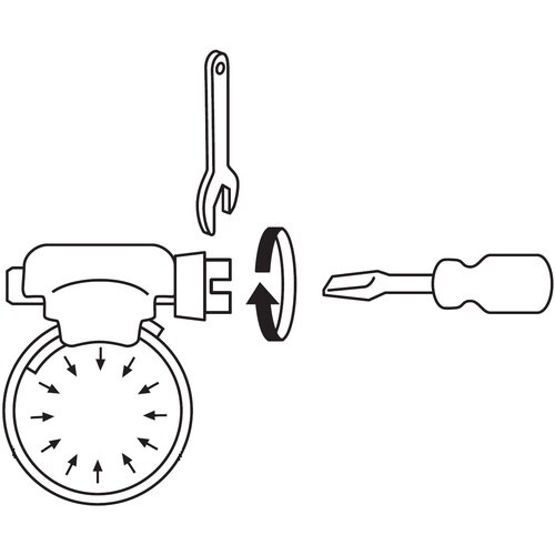 SANEI ステンレス自在バンド