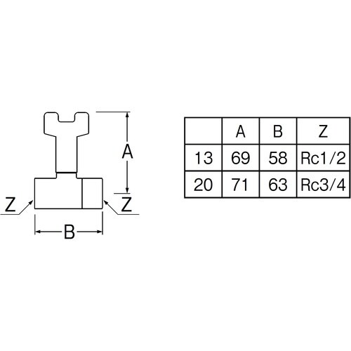 SANEI 首長メネジボールバルブ