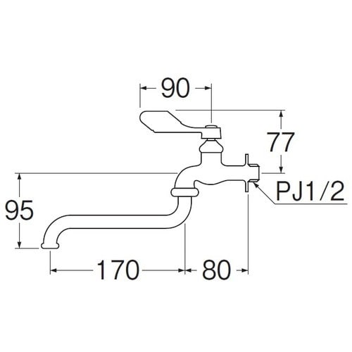 SANEI 節水レバー自在水栓
