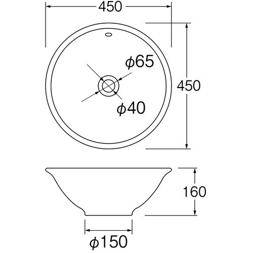 SANEI 洗面器(オーバーフロー)