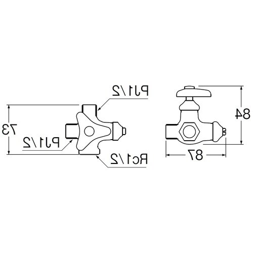 SANEI 分岐止水栓本体