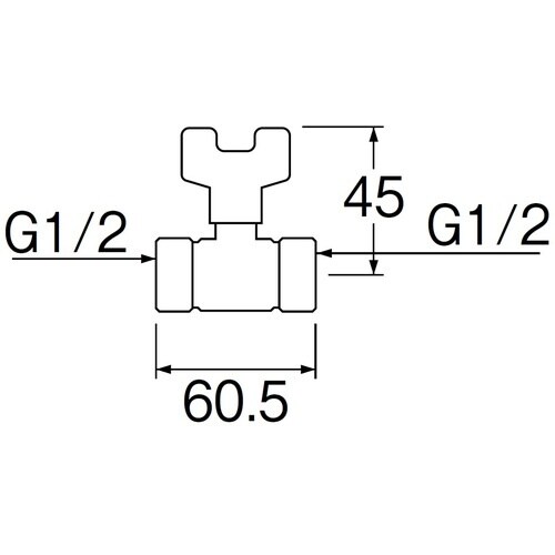 SANEI 両ナット付ボールバルブ