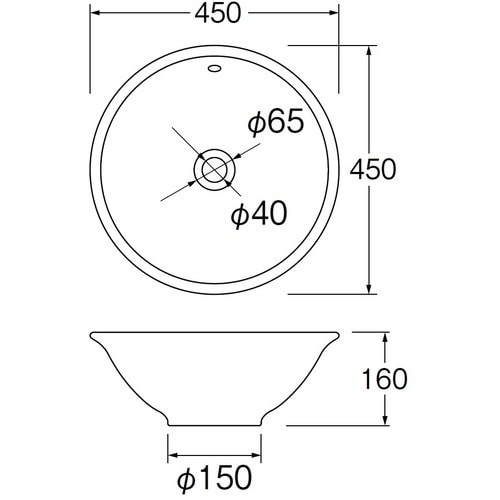 SANEI 洗面器(オーバーフロー)