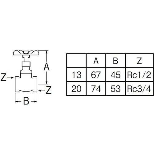 SANEI ストップバルブ