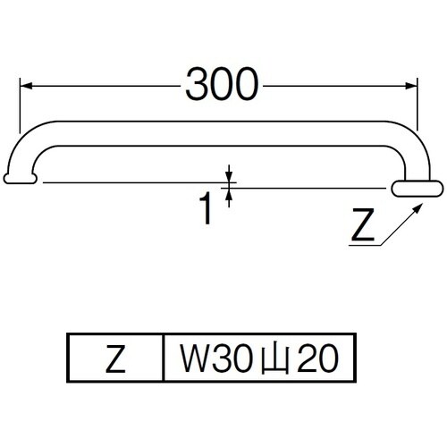 SANEI 横形パイプ