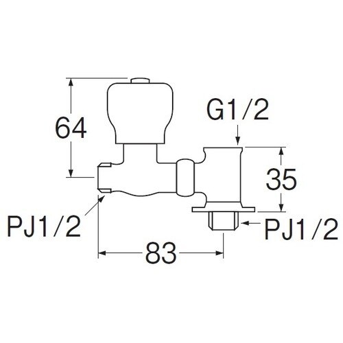 SANEI 分岐バルブ(普及品)