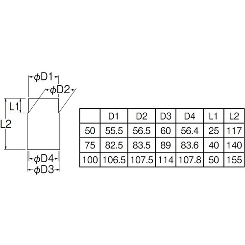SANEI VU管用持出しニップル