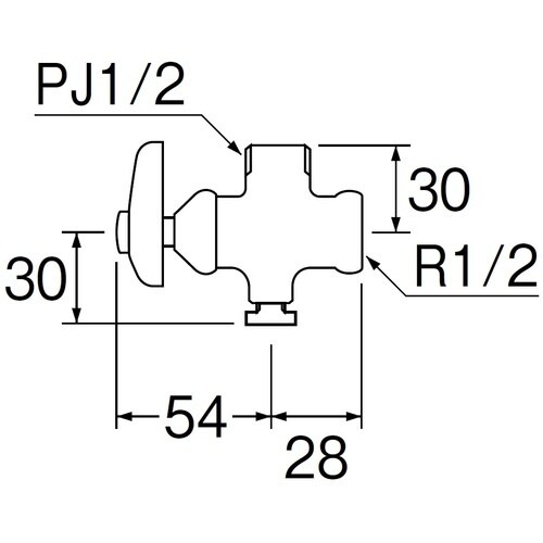 SANEI 止水栓本体