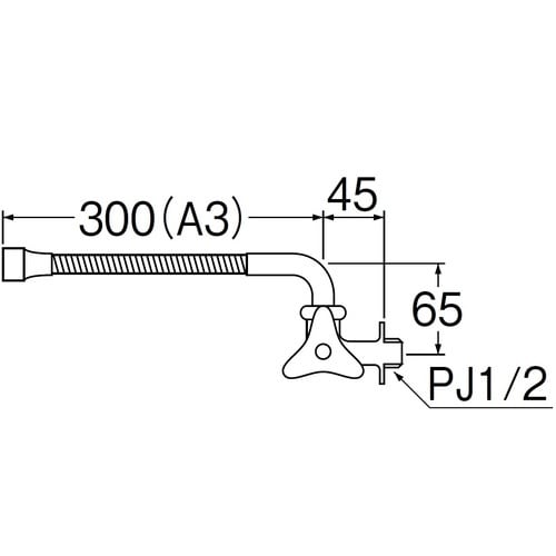 SANEI ベンリー横形自在水栓