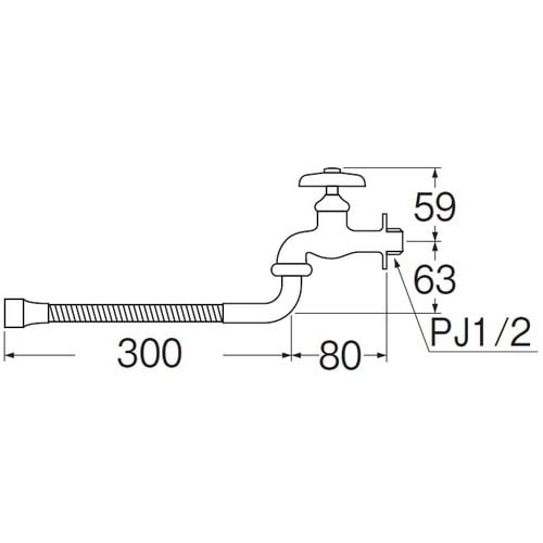 SANEI ベンリー自在水栓
