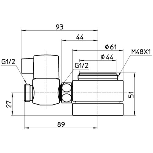 SANEI シングル混合栓用分岐アダプター