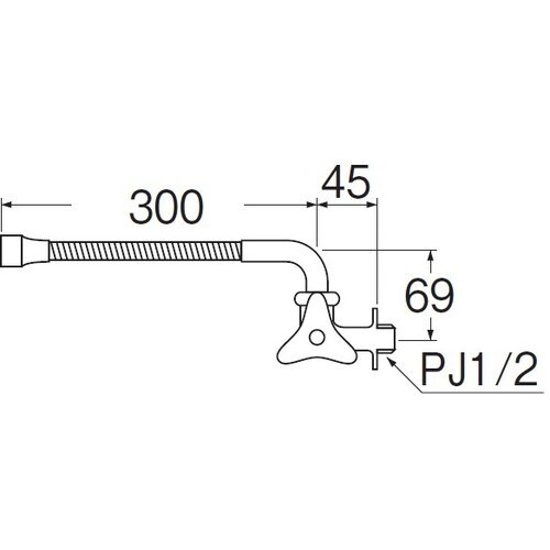 SANEI ベンリー横形自在水栓