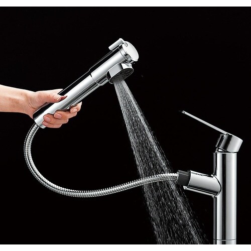 SANEI シングル浄水器付ワンホールスプレー混合