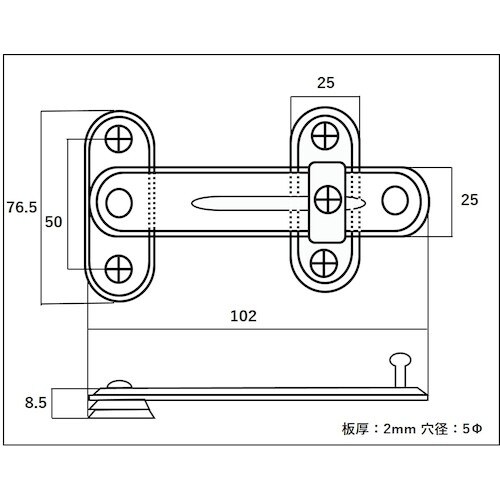 WAKI ステン打掛 BH−418 100MM