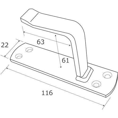 WAKI 座付貫抜 受 BK−082 60