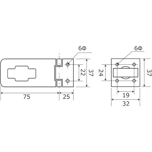 WAKI ステンストップ掛金 VD−044 EX−