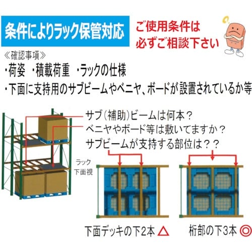NPC プラスチックパレットAZFR−1311E