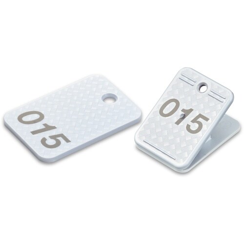 OP クロークチケット 1ー20番 白 (20組入