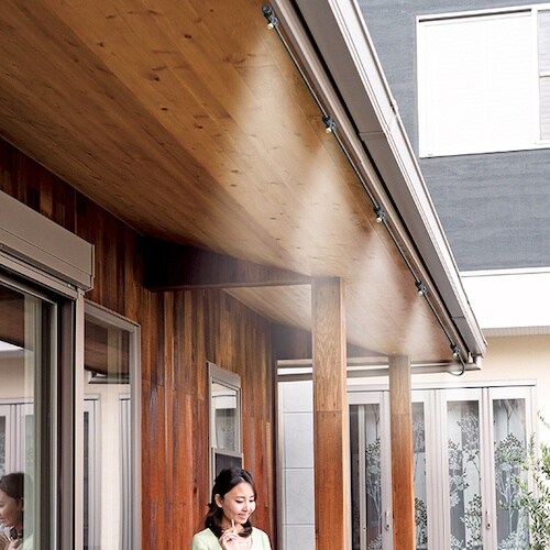 緑十字 熱中症予防対策商品 クールシャワー 15m