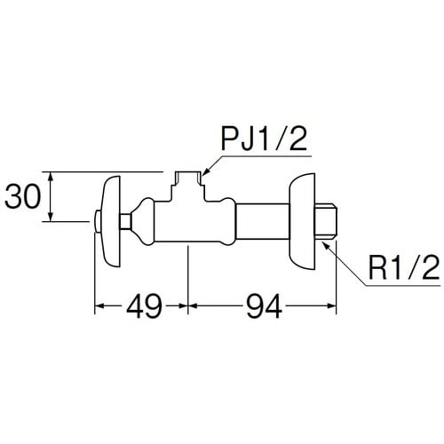 SANEI 止水栓本体