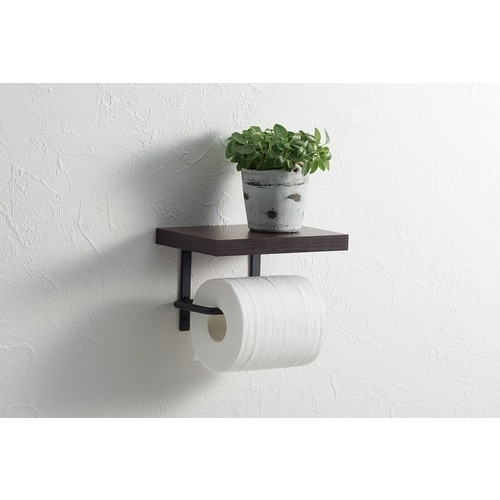 SANEI アイアンペーパーホルダー棚付