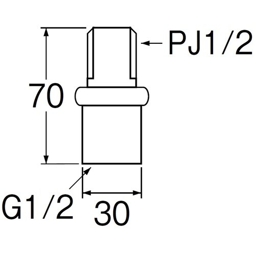 SANEI 偏心管アダプター