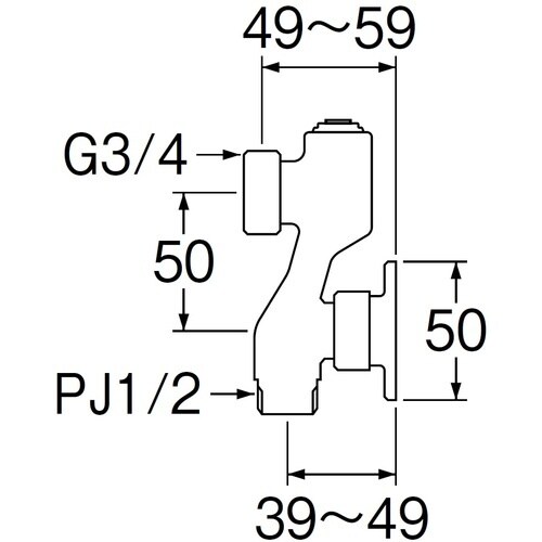 SANEI 増設偏心管