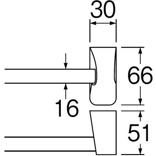SANEI Lタイプタオル掛