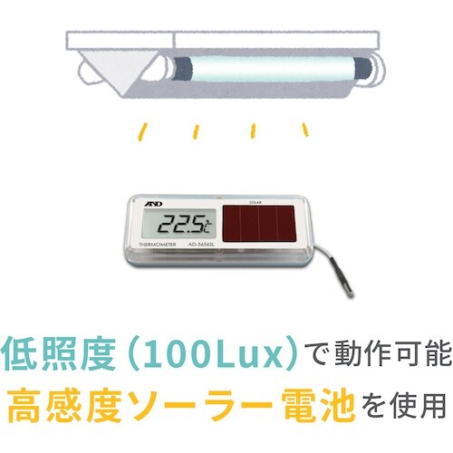 A&D 組込み型温度計 AD5656SL 一般(I