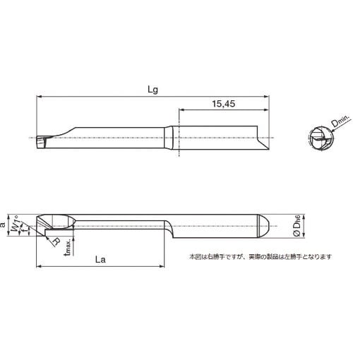 GUHRING 溝入れ工具 インサート 内径加工用