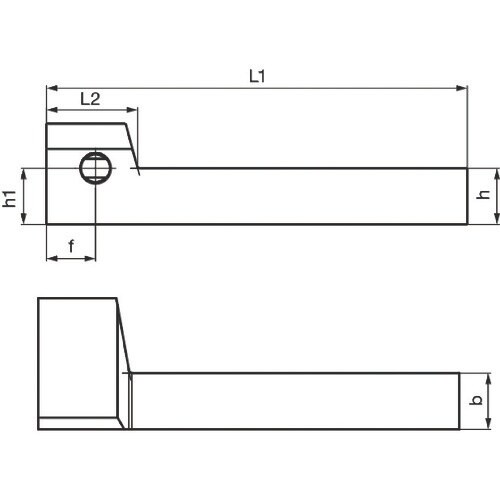 GUHRING 溝入れ工具 角シャンクホルダ・ オ