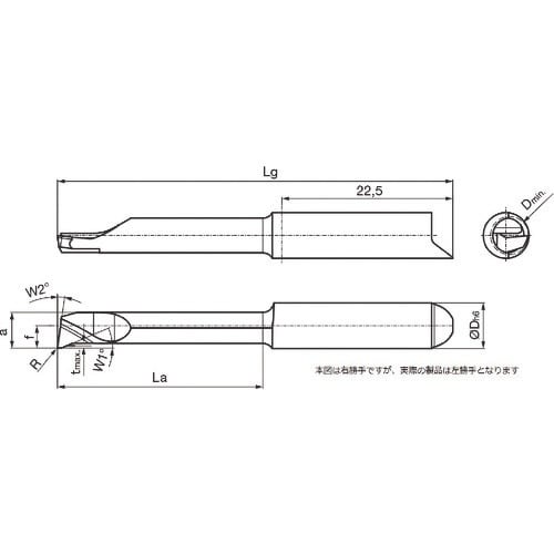 GUHRING 溝入れ工具 インサート 内径加工用
