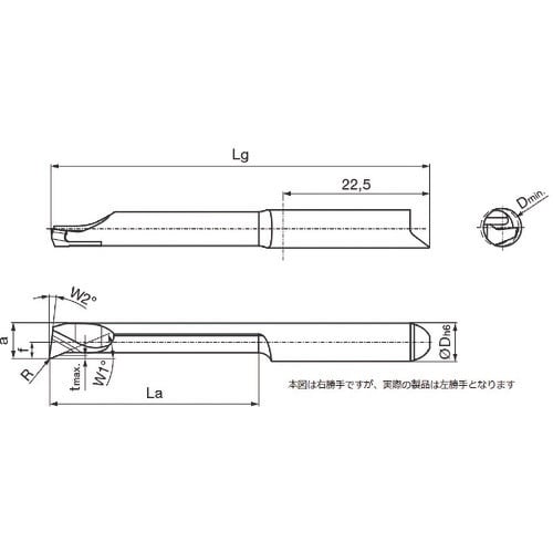 GUHRING 溝入れ工具 インサート 内径加工用