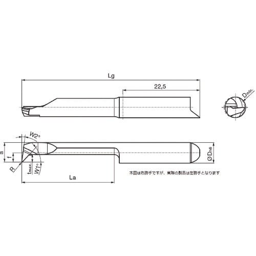 GUHRING 溝入れ工具 インサート 内径加工用