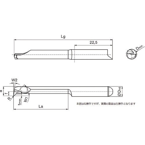 GUHRING 溝入れ工具 インサート 内径加工用