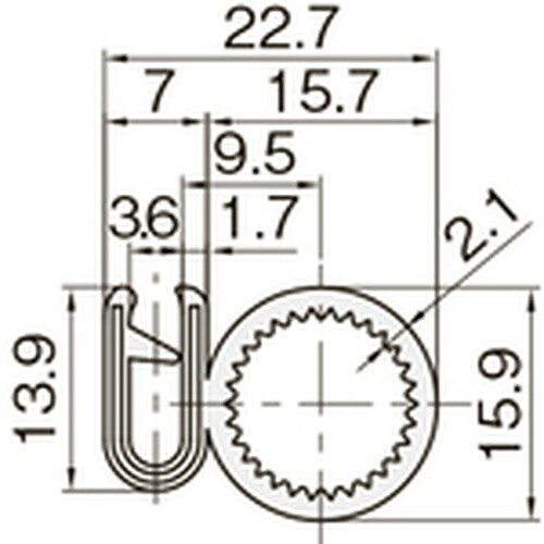 IWATA トリムシール (一体成型) 耐油TPE