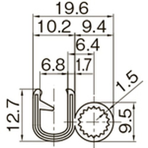 IWATA トリムシール (一体成型) 耐油TPE